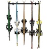 image:imageStoreYourBoard Solitude Ski Storage Rack Wall Mount Organizer with Shelf option Holds 10 Pairs of Skis Heavy Duty Supports 300 lbs
