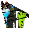 image:imageStoreYourBoard Solitude Ski Storage Rack Wall Mount Organizer with Shelf option Holds 10 Pairs of Skis Heavy Duty Supports 300 lbs