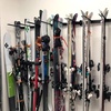 image:imageStoreYourBoard Solitude Ski Storage Rack Wall Mount Organizer with Shelf option Holds 10 Pairs of Skis Heavy Duty Supports 300 lbs