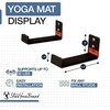 image:imageStoreYourBoard Yoga Mat Storage Rack Large Foam Roller Wall Hooks Exercise Mat Holder Fitness Gear Organizer LargeLarge