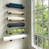 image:imageStoreYourBoard Yoga Mat Storage Rack Large Foam Roller Wall Hooks Exercise Mat Holder Fitness Gear Organizer LargeLarge