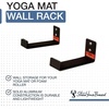 image:imageStoreYourBoard Yoga Mat Storage Rack Large Foam Roller Wall Hooks Exercise Mat Holder Fitness Gear Organizer LargeLarge