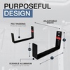 image:imageStoreYourBoard Yoga Mat Storage Rack Large Foam Roller Wall Hooks Exercise Mat Holder Fitness Gear Organizer LargeXLarge