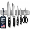 image:imageStoreYourBoard Black Magnetic Knife Holder for Wall  16 Matte Black Magnetic Knife Strip for Kitchen  Modern Kitchen Knife Holder with 20 lbin Magnetic Strength  Kitchen Knife Holder Wall MountedStainless Steel