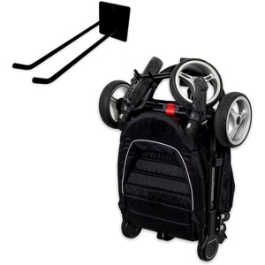 image:imageStoreYourBoard Baby Stroller Storage Hook Wall Mount Rack Industrial Grade Holds 50 lbs FullSized Jogging Travel Strollers
