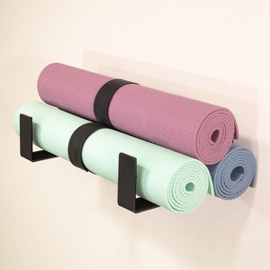 image:imageStoreYourBoard Yoga Mat Storage Rack Large Foam Roller Wall Hooks Exercise Mat Holder Fitness Gear Organizer LargeXLarge