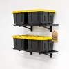 image:imageStoreYourBoard Heavy Duty Garage Shelf Wall Mount  WallMounted Garage Storage amp Organization  Heavy Duty Garage Shelves for Tools Bins amp Equipment  Holds 200 lbs Black 2x2ft 2PackBlack