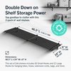 image:imageStoreYourBoard Heavy Duty Garage Shelf Wall Mount  WallMounted Garage Storage amp Organization  Heavy Duty Garage Shelves for Tools Bins amp Equipment  Holds 200 lbs Black 2x2ft 2PackBlack