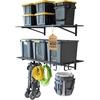 image:imageStoreYourBoard Heavy Duty Garage Shelf Wall Mount  WallMounted Garage Storage amp Organization  Heavy Duty Garage Shelves for Tools Bins amp Equipment  Holds 200 lbs Black 2x2ft 2PackBlack