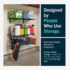 image:imageStoreYourBoard Heavy Duty Garage Shelf Wall Mount  WallMounted Garage Storage amp Organization  Heavy Duty Garage Shelves for Tools Bins amp Equipment  Holds 200 lbs Black 2x2ft 2PackBlack