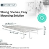 image:imageStoreYourBoard Heavy Duty Garage Shelf Wall Mount  WallMounted Garage Storage amp Organization  Heavy Duty Garage Shelves for Tools Bins amp Equipment  Holds 200 lbs Black 2x2ft 2PackWhite