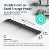 image:imageStoreYourBoard Heavy Duty Garage Shelf Wall Mount  WallMounted Garage Storage amp Organization  Heavy Duty Garage Shelves for Tools Bins amp Equipment  Holds 200 lbs Black 2x2ft 2PackBlack