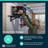 image:imageStoreYourBoard Heavy Duty Garage Shelf Wall Mount  WallMounted Garage Storage amp Organization  Heavy Duty Garage Shelves for Tools Bins amp Equipment  Holds 200 lbs Black 2x2ft 2PackBlack