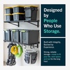 image:imageStoreYourBoard Heavy Duty Garage Shelf Wall Mount  WallMounted Garage Storage amp Organization  Heavy Duty Garage Shelves for Tools Bins amp Equipment  Holds 200 lbs Black 2x2ft 2PackBlack
