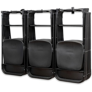 image:imageStoreYourBoard Chair Storage Rack Single  Heavy Duty Folding Chair Rack for Garage Organization Holds 50 lbs Chair Hangers for Folding Patio Beach amp Camping ChairsTriple