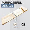 image:imageStoreYourBoard Minimalist Wood Snowboard Rack Wall Mount Storage Display Adjustable Size Solid Wood Holds 30 lbs
