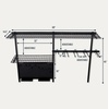 image:imageStoreYourBoard GTool Pro Storage System Adjustable Garage Wall Mount Organizer With Pegboard amp Shelf Yard Shovel Rake Holder Holds 500 Lbs