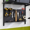 image:imageStoreYourBoard GTool Pro Storage System Adjustable Garage Wall Mount Organizer With Pegboard amp Shelf Yard Shovel Rake Holder Holds 500 Lbs