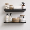 image:imageStoreYourBoard The Haven Shelves  17 Inch Heavy Duty Shelving Set  2 Pack  Organized storage for crafting cleaning and laundry supplies