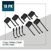image:image10 14 and 25 Pack Simple Wall Hooks Assortment Kit for Hanging yard tools brooms bikes mops jackets and more  Decorative amp Heavy Duty Kits Holds 30 lbs drywall and 80lbs wood 25 25 14