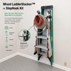 image:imageStoreYourBoard LadderStacker MultiLadder Storage Racks  4 Variations  Stepstash Basket Mixed LadderStacker  StepHook Kit  Store multiple ladders AND turn them into storage racksSimple LadderStacker Kit